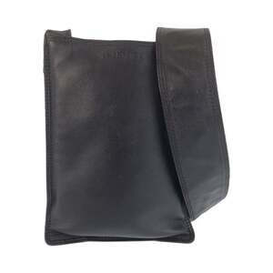 CHANEL Vintage Black Leather Shoulder Bag